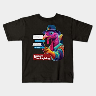 Modern Thanksgiving Kids T-Shirt